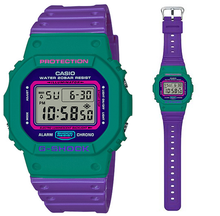 Load image into Gallery viewer, Casio G SHOCK 2017 Classic Colour Retro Series aka "JOKER" DW-5600TB-6 (Japan Edition)