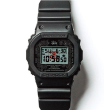 Load image into Gallery viewer, Casio G SHOCK 2008 25th Anniversary x "STUSSY" Black Screw Back Limited Edition DW-5000ST