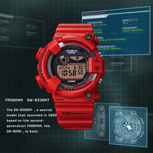 Load image into Gallery viewer, Casio G Shock 2023 "Master of G Frogman" 30th Anniversary Titanium RED GW-8230NT-4