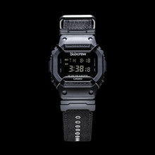 Load image into Gallery viewer, Casio G SHOCK 2017 x "SUBCREW" Back to Black military-styled Limited Edition DW-5600SUBCREW-1
