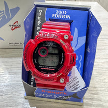 Load image into Gallery viewer, Casio G Shock 2003 ICERC Dolphin & Whale Frogman aka "Jelly Red" GW-203K-4JR