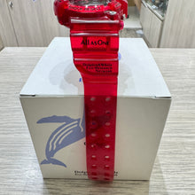Load image into Gallery viewer, Casio G Shock 2003 ICERC Dolphin & Whale Frogman aka "Jelly Red" GW-203K-4JR