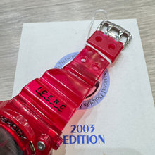 Load image into Gallery viewer, Casio G Shock 2003 ICERC Dolphin & Whale Frogman aka "Jelly Red" GW-203K-4JR