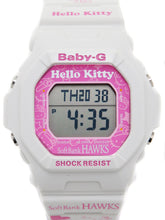 Load image into Gallery viewer, Casio BABY-G x "FUKUOKA SOFTBANK HAWKS" & "HELLO KITTY" BG-5600BK