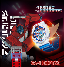 Load image into Gallery viewer, Casio G SHOCK 2022 x "TRANSFORMERS" Back to the 80s Series "OPTIMUS PRIME" Limited Edition GA-110OPT22-7BPFT
