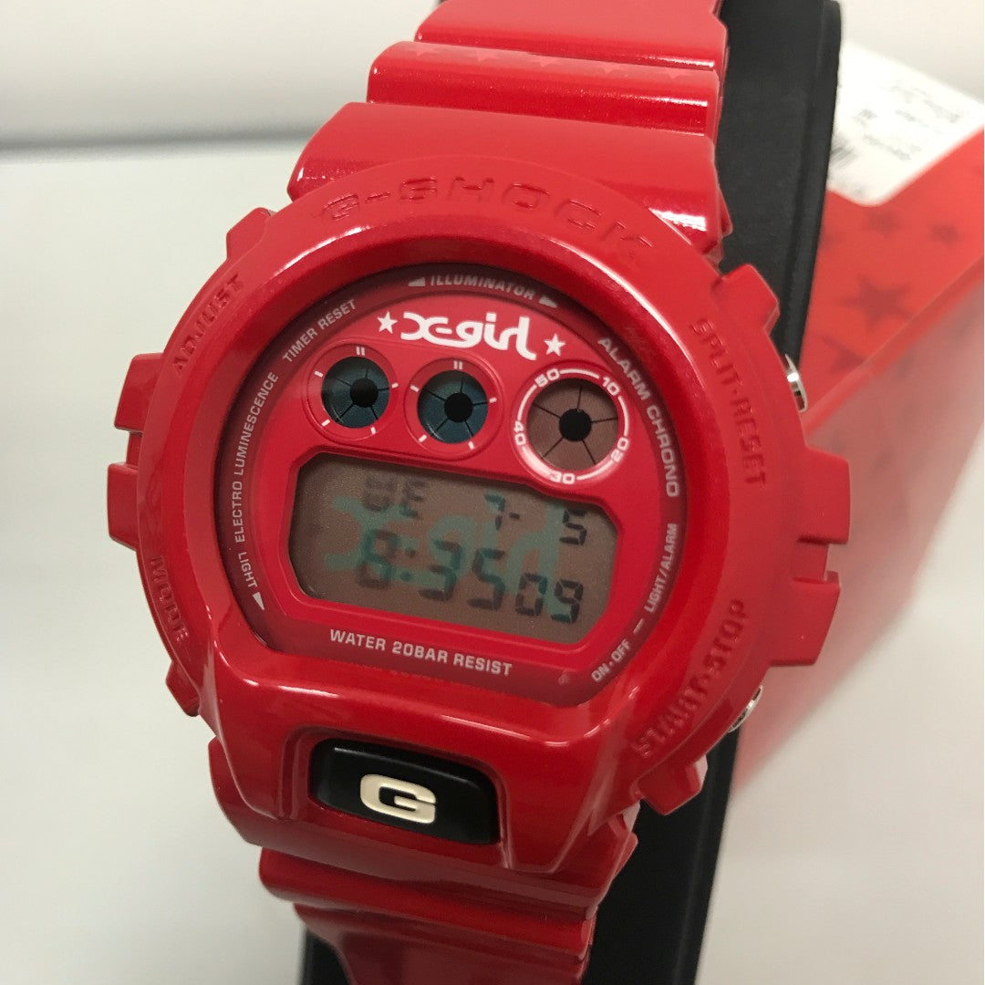 新到着 X-girl G-SHOCK カシオ コラボ メンズ 腕時計 DW-6900FS 腕時計 