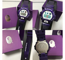 Load image into Gallery viewer, Casio G SHOCK x "A BATHING APE" BAPE DW-6900 NIGO® (PURPLE)