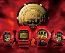 Load image into Gallery viewer, Casio G SHOCK 30th Anniversary "Rising Red" Frogman GF-8230A