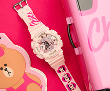 Load image into Gallery viewer, Casio G SHOCK S-Series x "LINE FRIENDS" Choco GMA-S110MP-4A1PRL