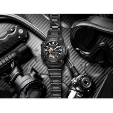Load image into Gallery viewer, Casio G SHOCK 2021 "FIRST ANALOG FROGMAN" with Composite Band & Carbon Fiber Bezel GWF-A1000XC-1A