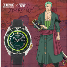 Load image into Gallery viewer, Seiko 2020 x "ONE PIECE" "Roronoa Zoro" Seiko 5 Sport Limited Edition SRPF57K1