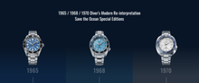 Load image into Gallery viewer, Seiko PROSPEX 2022 x "SAVE THE OCEAN" Glacier Series 1970 Re-Interpretation SPB301J1