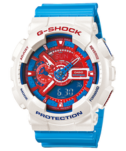 Load image into Gallery viewer, Casio G SHOCK "HYPER COLOR" Series GA-110AC (White/Blue)