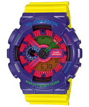 Load image into Gallery viewer, Casio G SHOCK "HYPER COLOR" Series GA-110HC (Yellow/Purple)