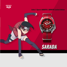 Load image into Gallery viewer, Seiko 2020 x "NARUTO & BORUTO" FULL SET of 7 Seiko 5 Sport Limited Edition