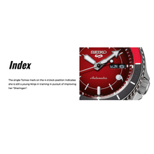Load image into Gallery viewer, Seiko 2020 x "NARUTO & BORUTO" SARADA UCHINA Seiko 5 Sport Limited Edition SRPF67K1