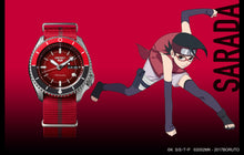 Load image into Gallery viewer, Seiko 2020 x "NARUTO & BORUTO" SARADA UCHINA Seiko 5 Sport Limited Edition SRPF67K1