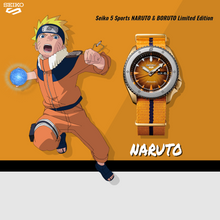Load image into Gallery viewer, Seiko 2020 x "NARUTO & BORUTO" NARUTO UZUMAKI Seiko 5 Sport Limited Edition SRPF70K1