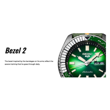 Load image into Gallery viewer, Seiko 2020 x "NARUTO & BORUTO" ROCK LEE Seiko 5 Sport Limited Edition SRPF73K1
