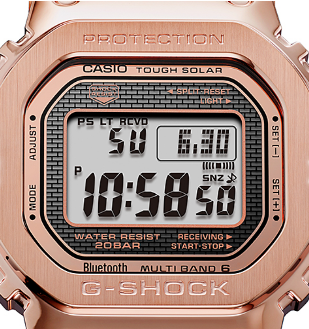G shock 2025 bluetooth gold