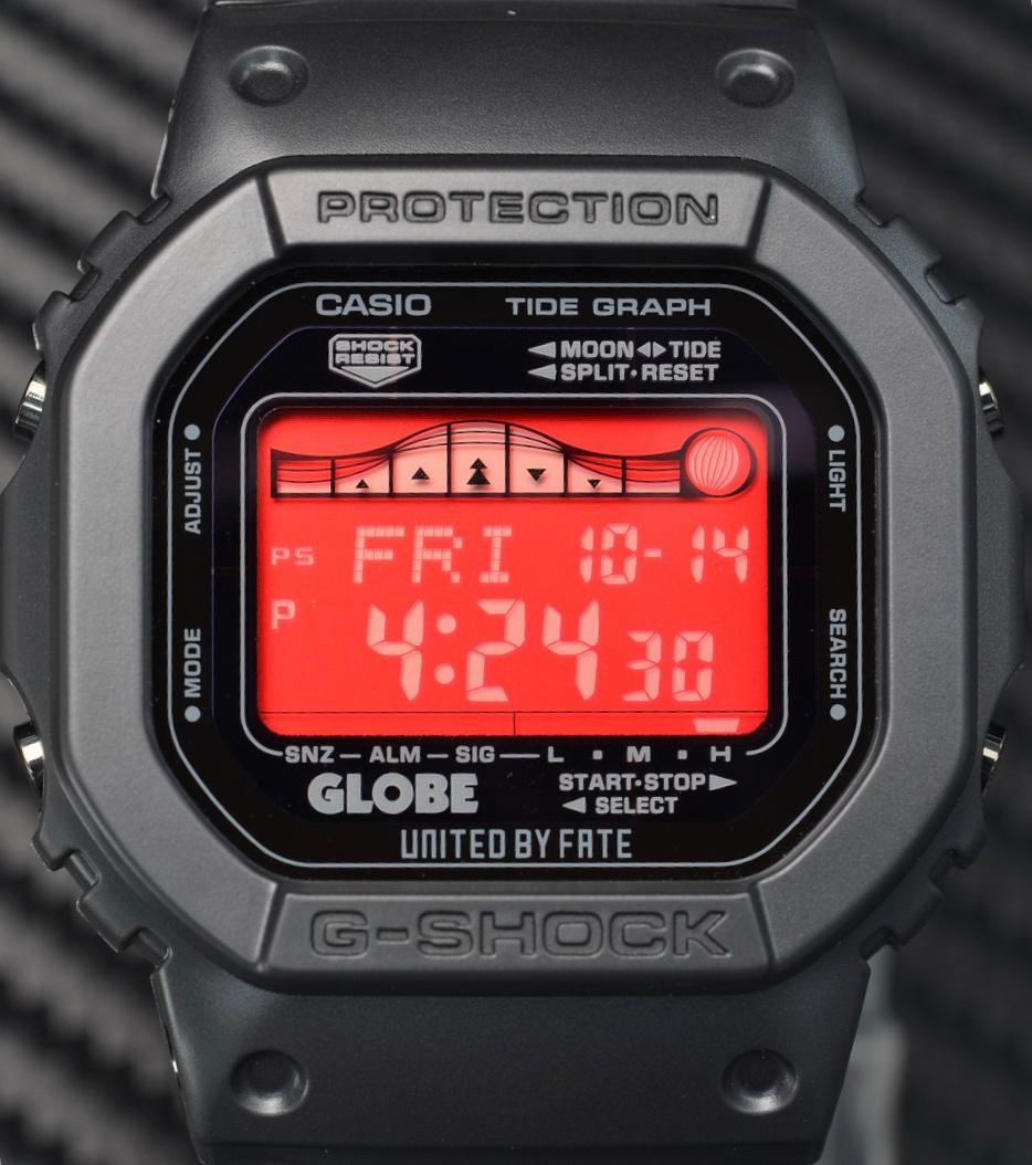 Casio G SHOCK 2011 x "GLOBE" Capsule collection Surfing and skateboard