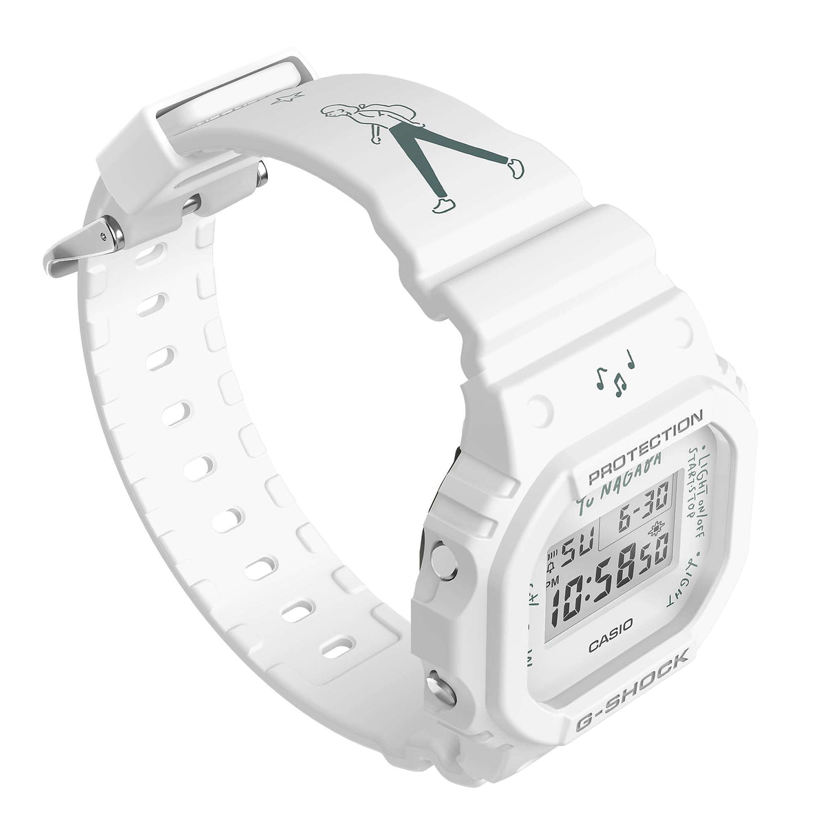 G shock dw hot sale 5600 white