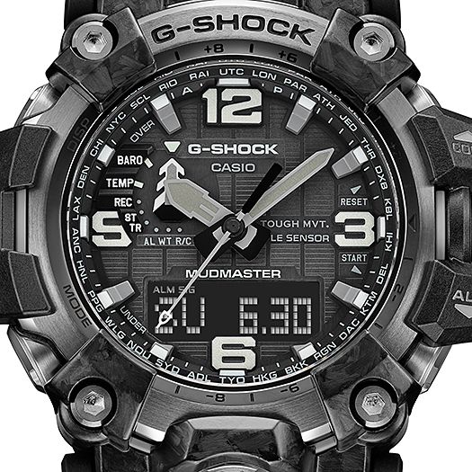 Casio G Shock MUDMASTER 2021 New Series with forged carbon and