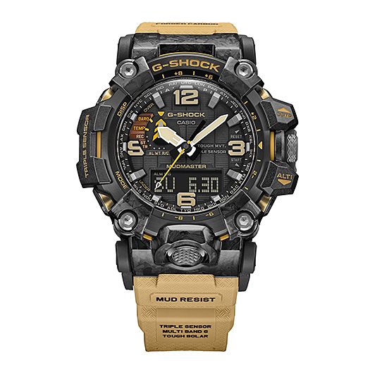 Casio G Shock MUDMASTER 2021 New Series with forged carbon and