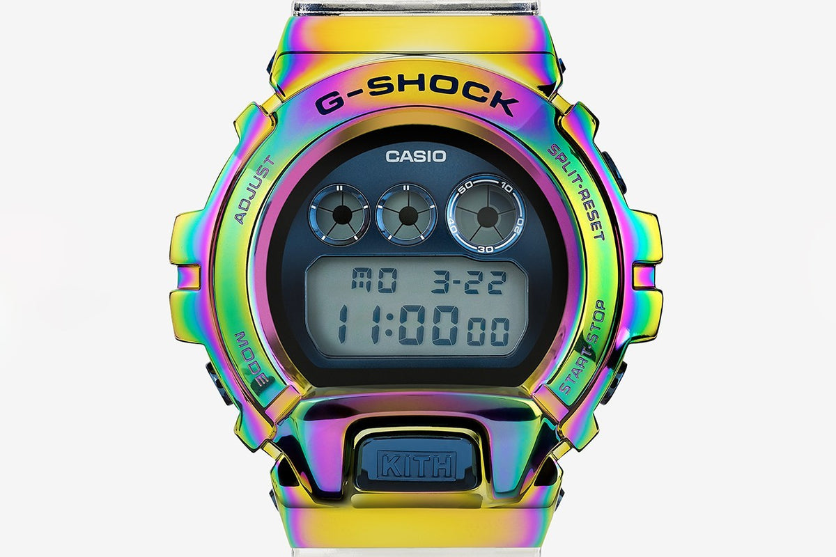 Casio G SHOCK 2021SS x KITH 10th Anniversary RAINBOW METAL