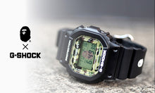 Load image into Gallery viewer, Casio G SHOCK x "A BATHING APE" BAPE DW-5600 NIGO® (Green Camo)
