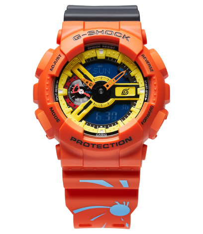 Casio G SHOCK 2021 x NARUTO Limited Edition NARUTO UZUMAKI GA 110N ELITE TIMEPIECEHK HONG KONG