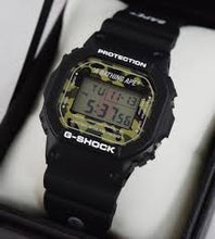 Load image into Gallery viewer, Casio G SHOCK x "A BATHING APE" BAPE DW-5600 NIGO® (Green Camo)