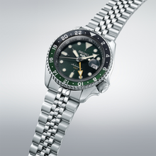 Load image into Gallery viewer, Seiko 5 Sport 2024 SKX Model &quot;Bi Green&quot; Specialist Style GMT series Caliber 4R34 Automatic Watch SSK035K1