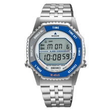 Load image into Gallery viewer, Seiko 2025 Digital Quartz Essentials watch &quot;Rotocall&quot; Astronauts Collection Blue &amp; Silvertone SMGG21P1