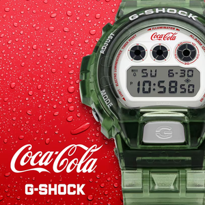 Casio G SHOCK 2023 x COCA-COLA Coke Classic green glass bottle Collaboration DW-6900CC23