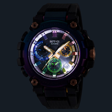 Load image into Gallery viewer, Casio G Shock 2024 Metal Twisted G Shock MTG GALAXY Carbon &amp; Steel Bezel and Rainbow IP MTG-B3000DN