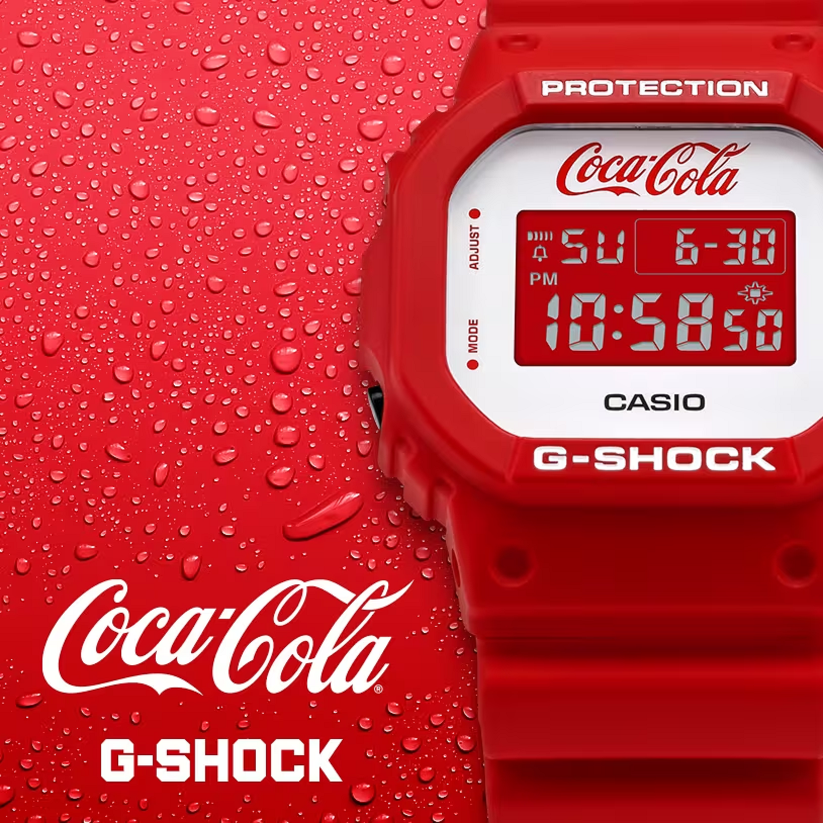 G shock 2025 coke red