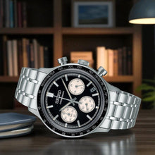 Load image into Gallery viewer, Seiko 2025 Sports Quartz Chronograph Collection Black Dial Caliber 8T63 SSB479P1