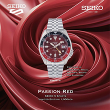 Load image into Gallery viewer, Seiko 5 Sport 2024 &quot;Asia Exclusive Model Passionate Red&quot; Caliber 4R34 Automatic Watch SSK031K1
