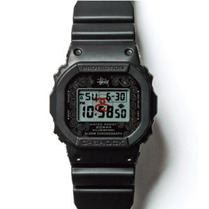 Casio G SHOCK 2008 25th Anniversary x "STUSSY" Black Screw Back Limited Edition DW-5000ST