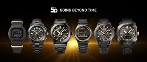 Casio 2024 G Shock 50th anniversary of Casio watches Limited edition Black & Gold GMC-B2100ZE