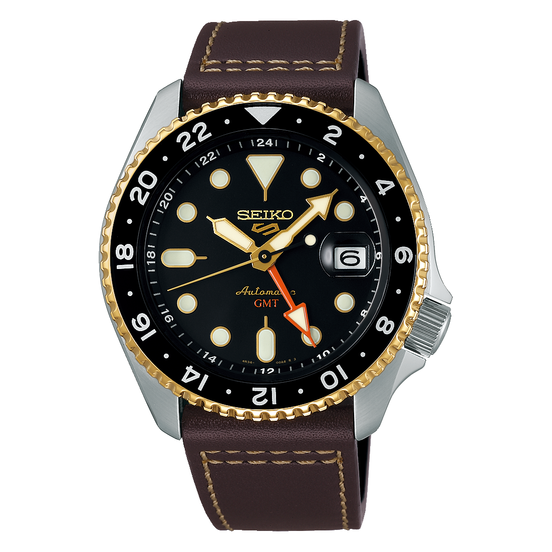 Seiko 5 Sport 2024 SKX Model Mocha Specialist Style GMT series Calib ELITE TIMEPIECEHK HONG KONG