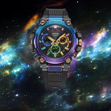 Load image into Gallery viewer, Casio G Shock 2024 Metal Twisted G Shock MTG GALAXY Carbon &amp; Steel Bezel and Rainbow IP MTG-B3000DN