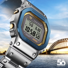 Load image into Gallery viewer, Casio Watch 50th Anniversary 2024 Full Square Metal Series GMW-B5000SS-2A