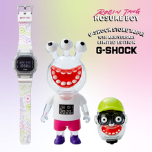 Load image into Gallery viewer, Casio 2024 G SHOCK TAIWAN STORE TAPEI 10th Anniversary x Robin Tang Antics &quot;Hosuke Boy&quot; Limited Edition DW5600SKEGT10-SET