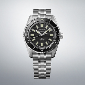Seiko Prospex Black ‘Dark water’ Marinemaster 1965 Reinterpretation Heritage Diver's Watch Caliber 6L37 SJE101J1