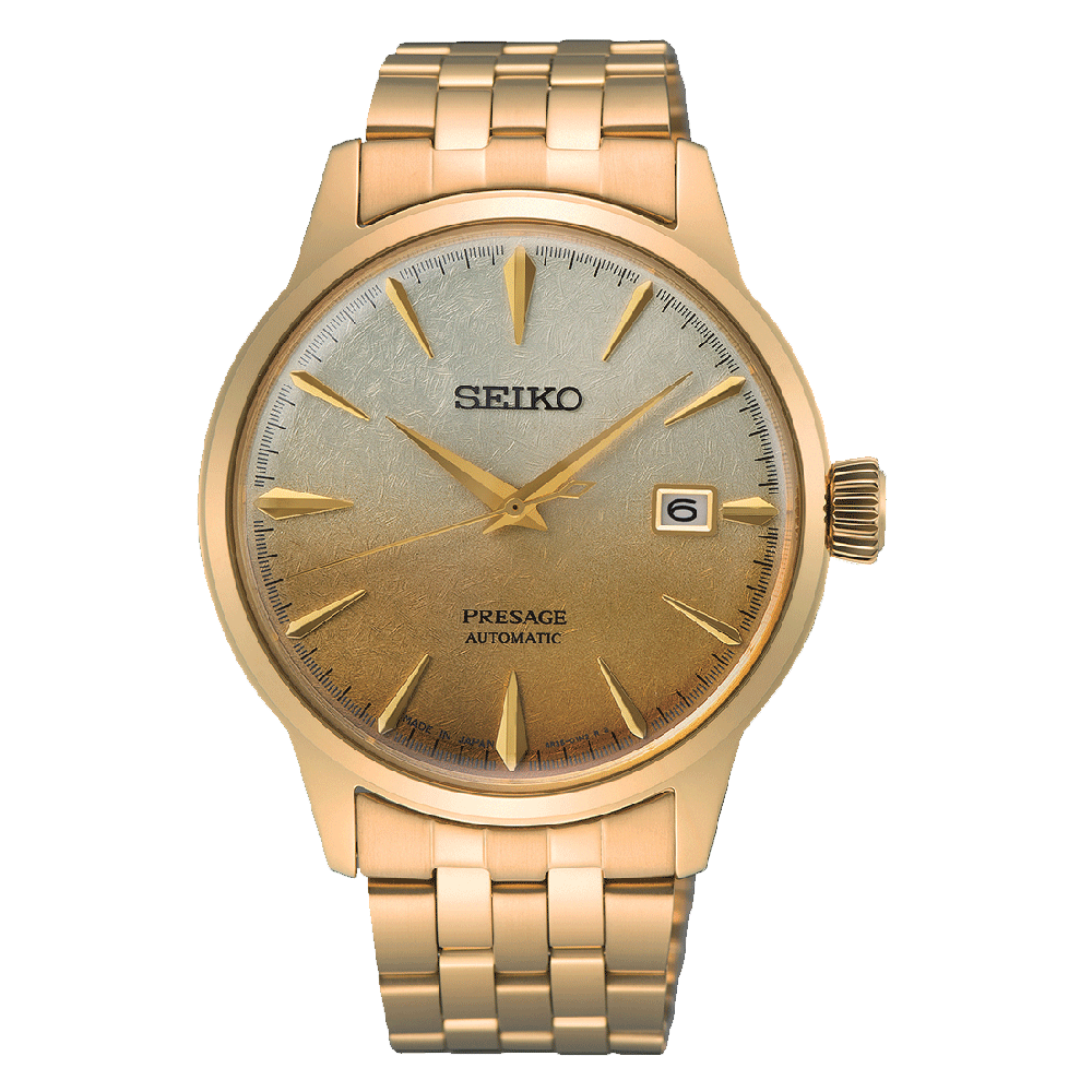 Seiko Presage 2025 Golden Cocktail time 