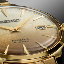 Load image into Gallery viewer, Seiko Presage 2025 Golden Cocktail time &quot;Beer Julep&quot; Automatic Watch Caliber 4R35 SRPK46J1