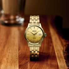 Load image into Gallery viewer, Seiko Presage 2025 Golden Cocktail time &quot;Beer Julep&quot; Automatic Watch Caliber 4R35 SRPK46J1