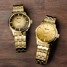 Load image into Gallery viewer, Seiko Presage 2025 Golden Cocktail time &quot;Beer Julep&quot; Automatic Watch Caliber 4R35 SRPK46J1